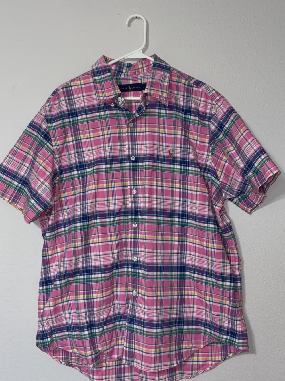 Ralph Lauren Men’s Plaid Short-Sleeve Button-Down Shirt